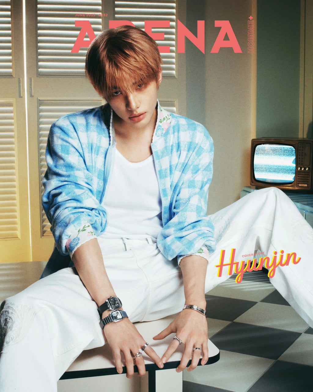 (Pre Order) Arena Homme Korea Magazine 2025.06 - Cover: Stray Kids Hyunjin (version choice) - KPop Idol