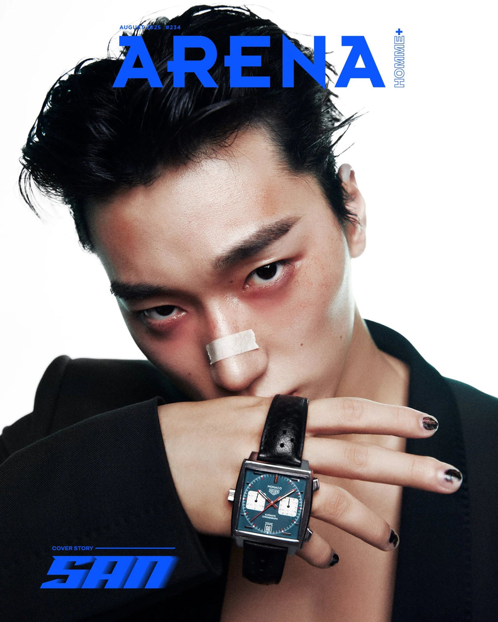 (Pre Order) Arena Homme Plus Magazine - AUG25. Cover: Ateez San (version choice) - KPop Idol