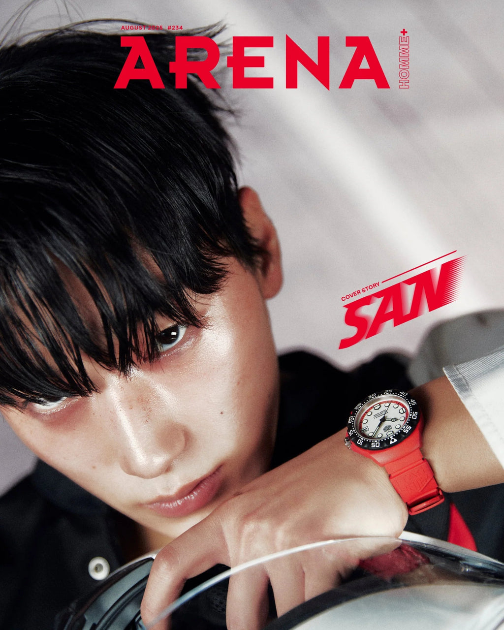 (Pre Order) Arena Homme Plus Magazine - AUG25. Cover: Ateez San (version choice) - KPop Idol