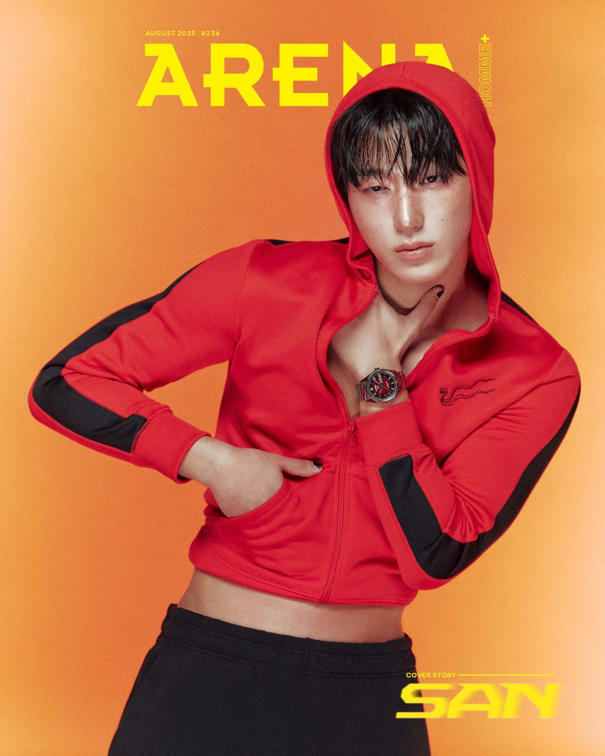 (Pre Order) Arena Homme Plus Magazine - AUG25. Cover: Ateez San (version choice) - KPop Idol