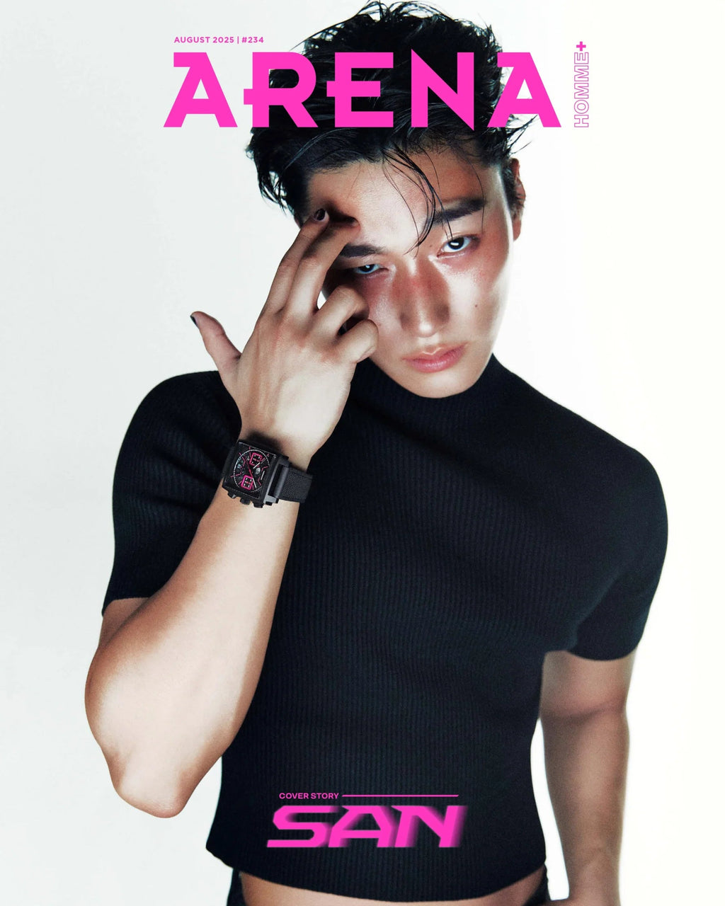 (Pre Order) Arena Homme Plus Magazine - AUG25. Cover: Ateez San (version choice) - KPop Idol