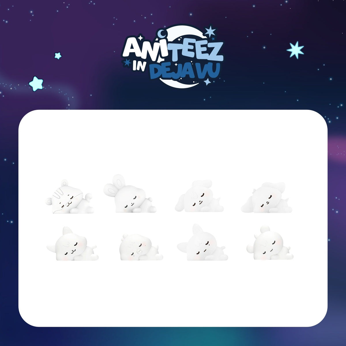 (Pre Order) Ateez - Aniteez in Deja Vu: TINY MOOD LAMP - KPop Idol