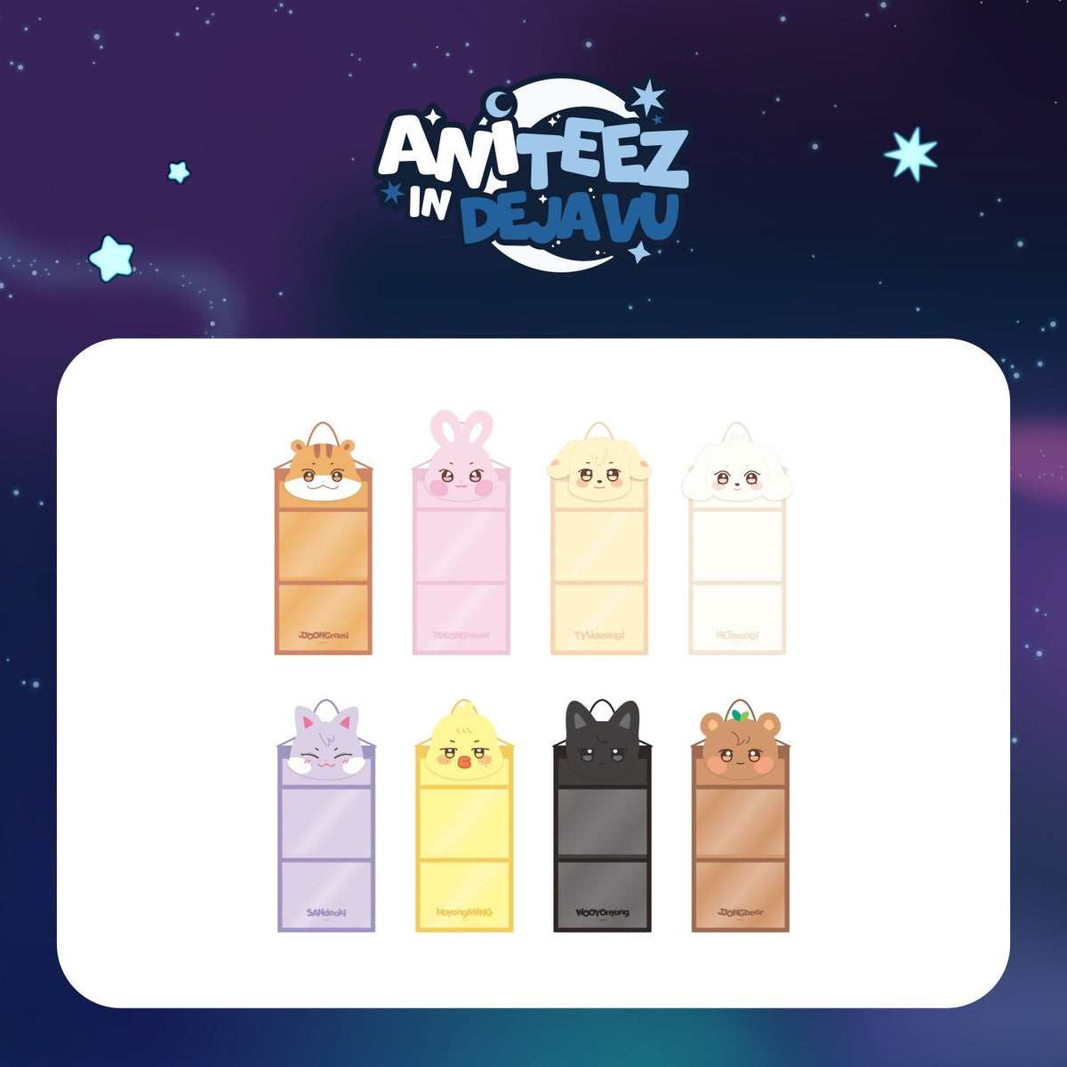(Pre Order) Ateez - Aniteez in Deja Vu: WALL POCKET - KPop Idol
