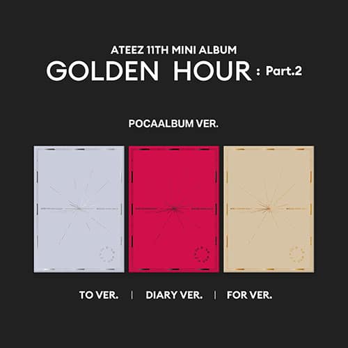 (Pre Order) Ateez - Golden Hour Part 2 Poca Album (random version) - KPop Idol