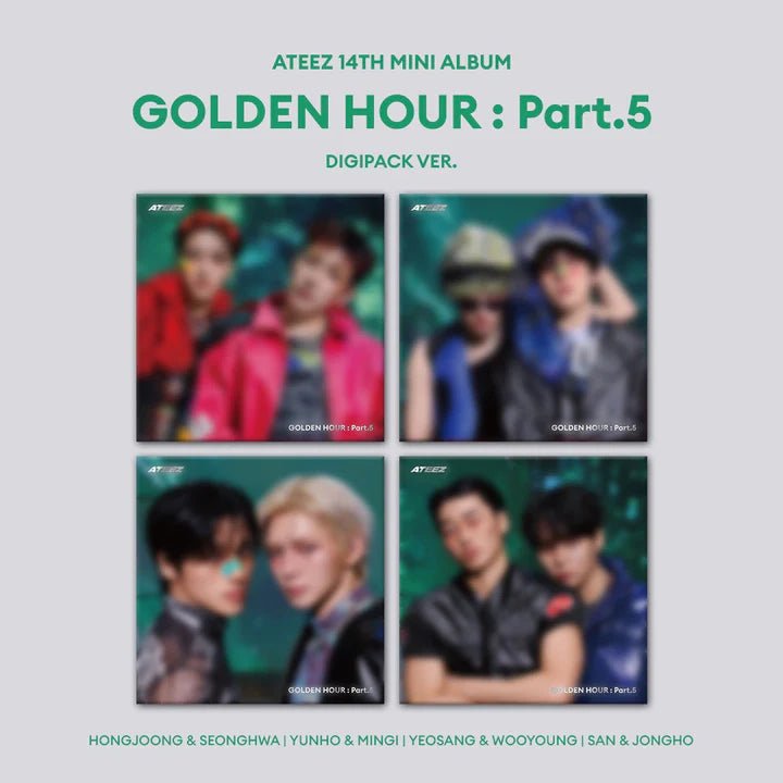 (Pre Order) Ateez - Golden Hour Pt.5: Digipack Unit ver. - Dear My Muse POB - KPop Idol