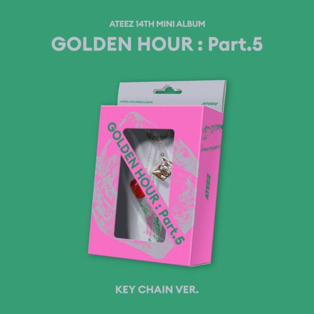 (Pre Order) Ateez - Golden Hour Pt.5: Keyring Ver. - withmuu POB - KPop Idol