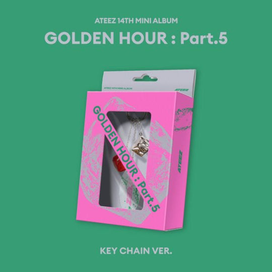 (Pre Order) Ateez - Golden Hour Pt.5: Keyring Ver. - withmuu POB