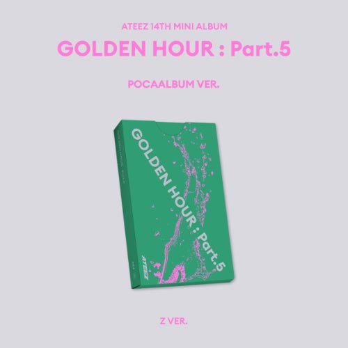 (Pre Order) Ateez - Golden Hour Pt.5: Poca Album - ToqToq POB - KPop Idol