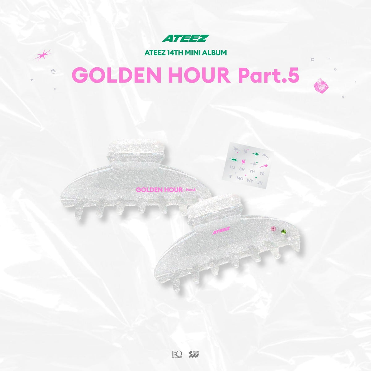 (Pre Order) ATEEZ - Golden Hour Pt.5 Pop-Up Official MD: HAIR CLIP - KPop Idol