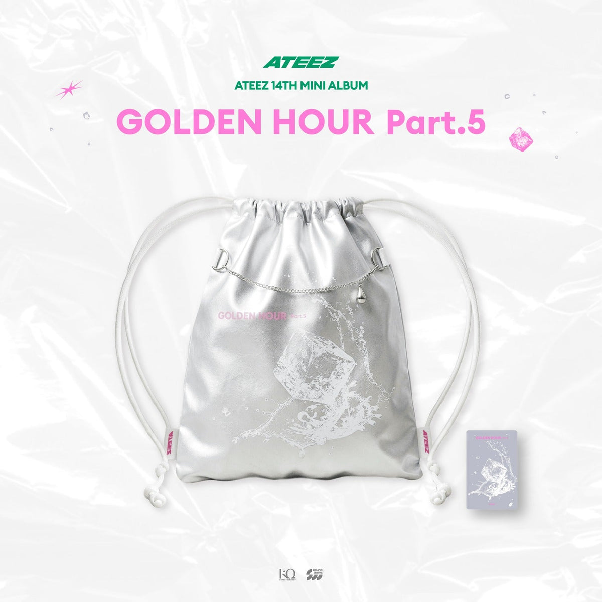 (Pre Order) ATEEZ - Golden Hour Pt.5 Pop-Up Official MD: STRINGBAG - KPop Idol