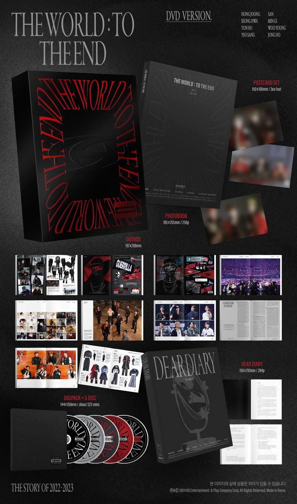 (Pre Order) Ateez - The World: To The End (DVD Version) with Yes24 POB - KPop Idol