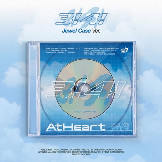 (Pre Order) AtHeart - 3!4!: Jewel Case Ver.