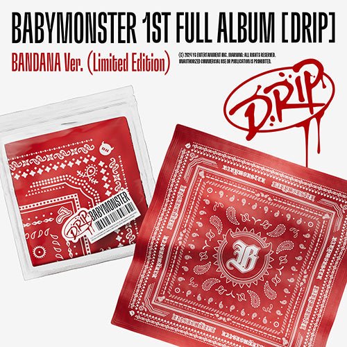 (Pre Order) Babymonster - Drip (Limited - Bandana Version) - KPop Idol