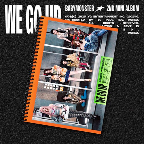(Pre Order) BABYMONSTER - We Go Up: GO version with Weverse POB - KPop Idol