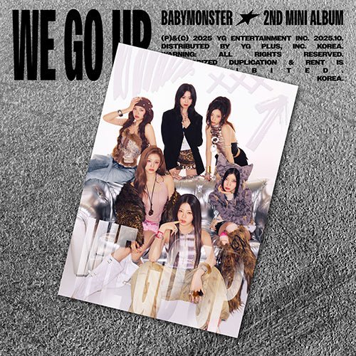 (Pre Order) BABYMONSTER - We Go Up: Postcard version - KPop Idol