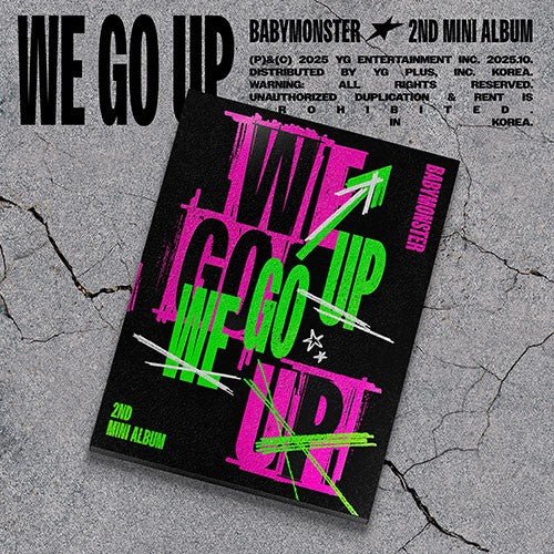 (Pre Order) BABYMONSTER - We Go Up: UP version with Weverse POB - KPop Idol