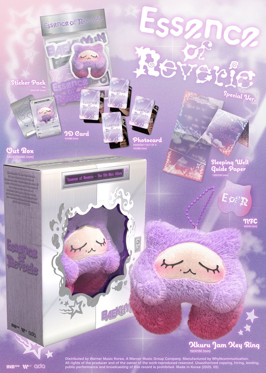 (Pre Order) Baekhyun - Essence of Reverie Special Edition (Kkuru Jam) - KPop Idol