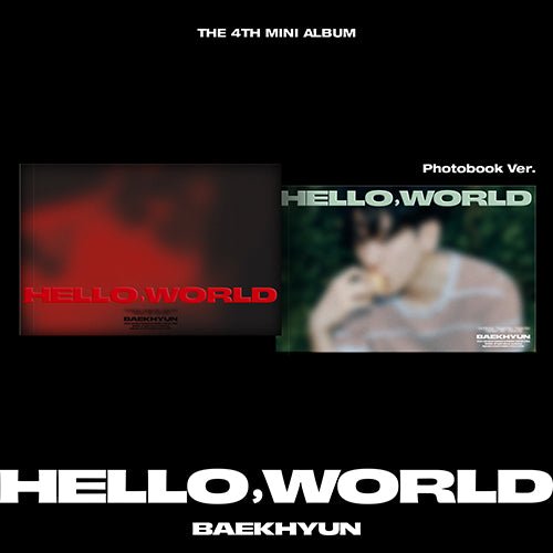 (Pre Order) Baekhyun: Hello, World - Photobook Version (Random Cover) - KPop Idol