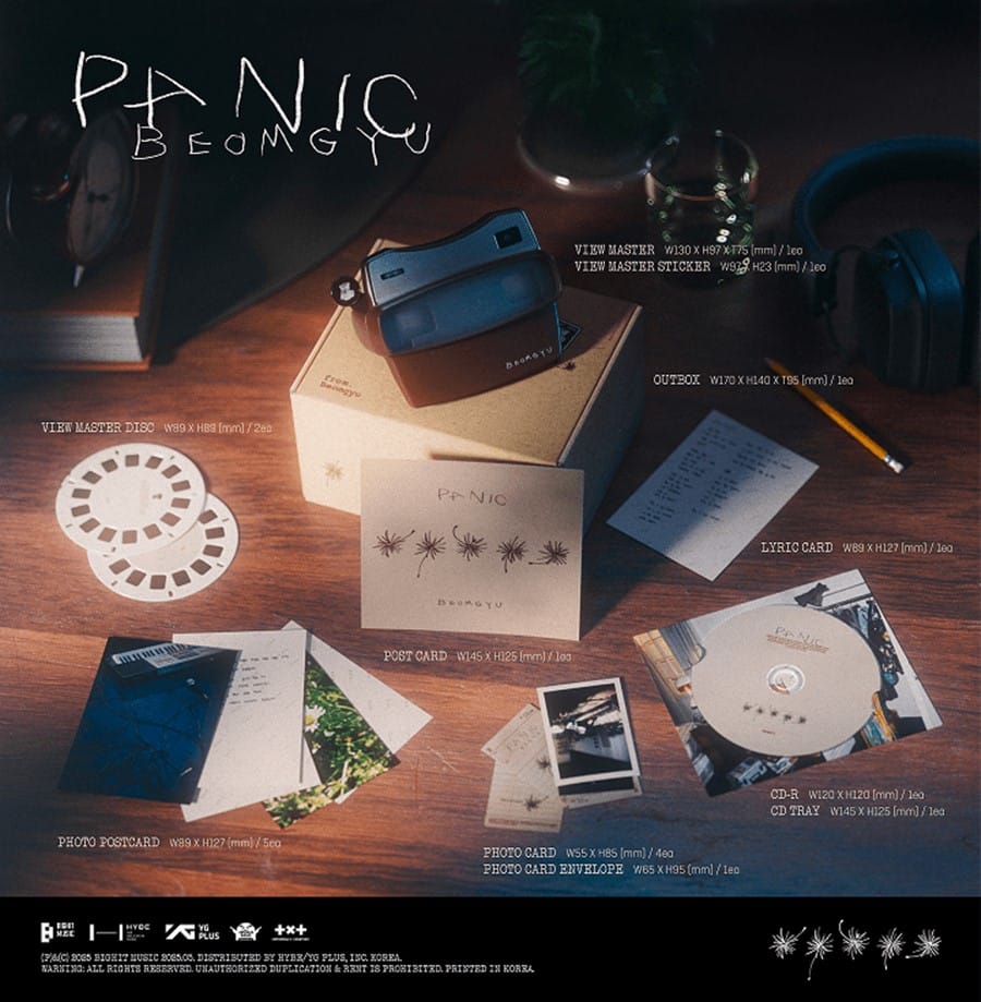(Pre Order) Beomgyu - Mixtape: Panic with Weverse POB - KPop Idol