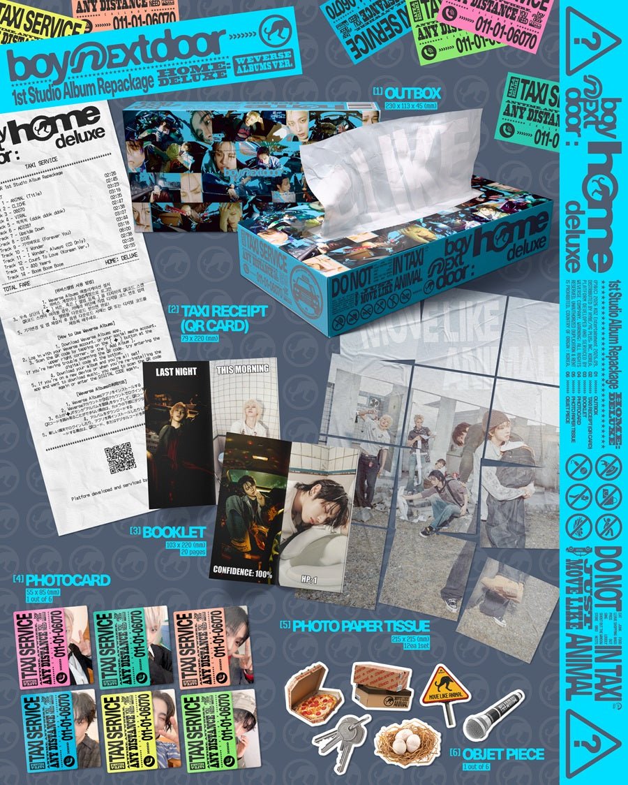(Pre Order) BoyNextDoor - Home: Deluxe - Weverse Album - KPop Idol