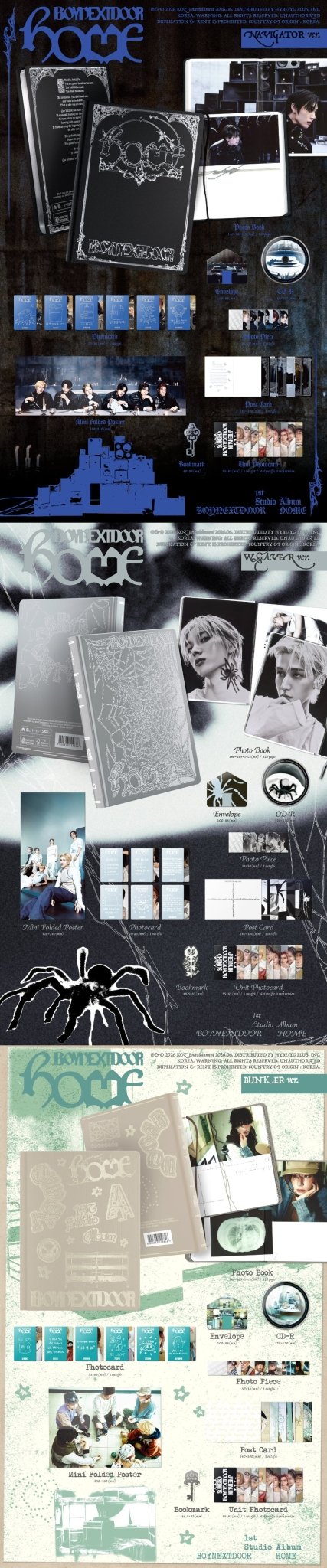 (Pre Order) BoyNextDoor - Home: Standard Ver. - KPop Idol