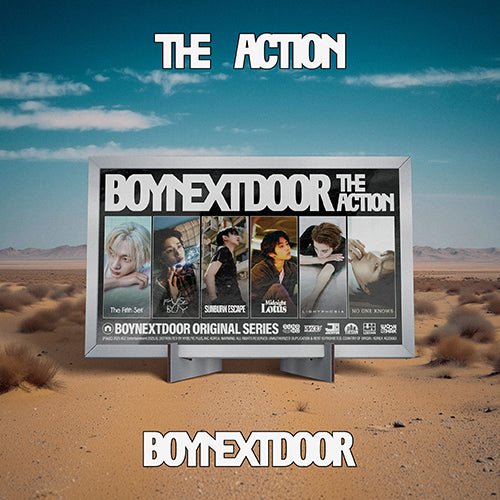 (Pre Order) BoyNextDoor - The Action Frame Version with Weverse POB - KPop Idol