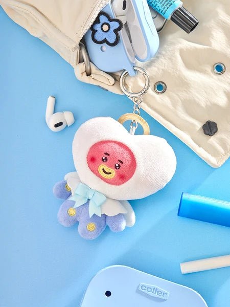 (Pre Order) BT21 - Angel & Villains: Angel PLUSH KEYRING - KPop Idol