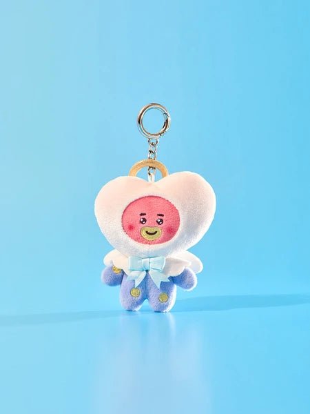(Pre Order) BT21 - Angel & Villains: Angel PLUSH KEYRING - KPop Idol