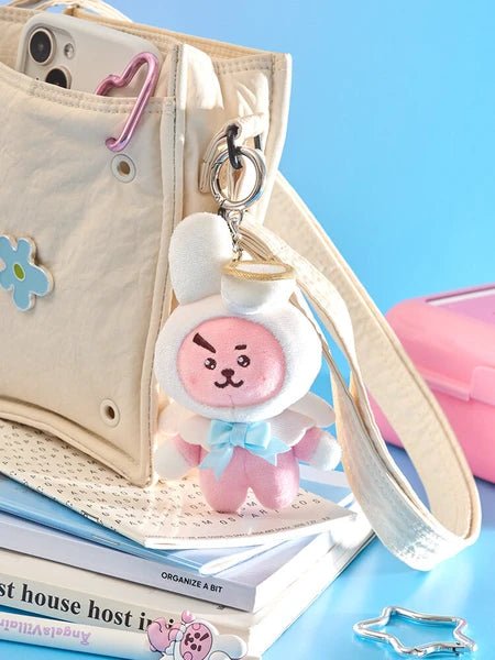 (Pre Order) BT21 - Angel & Villains: Angel PLUSH KEYRING - KPop Idol