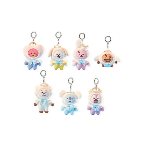 (Pre Order) BT21 - Angel & Villains: Angel PLUSH KEYRING - KPop Idol