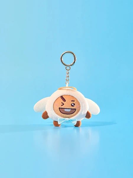 (Pre Order) BT21 - Angel & Villains: Angel PLUSH KEYRING - KPop Idol