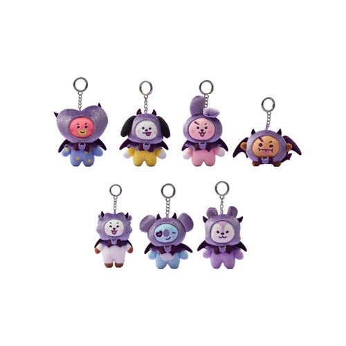 (Pre Order) BT21 - Angel & Villains: Villain PLUSH KEYRING - KPop Idol