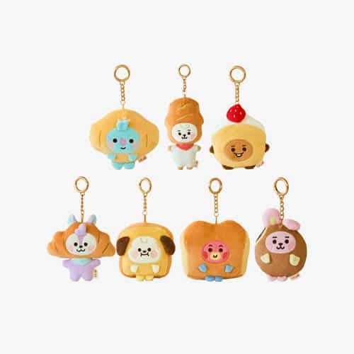 (Pre Order) BT21 Baby Bakery Plush Keyring (version choice) - KPop Idol