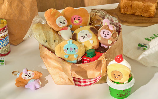 (Pre Order) BT21 Baby Bakery Plush Keyring (version choice) - KPop Idol