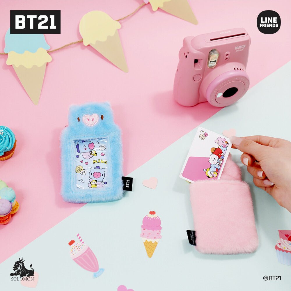 BT21 Fluffy Card Holder