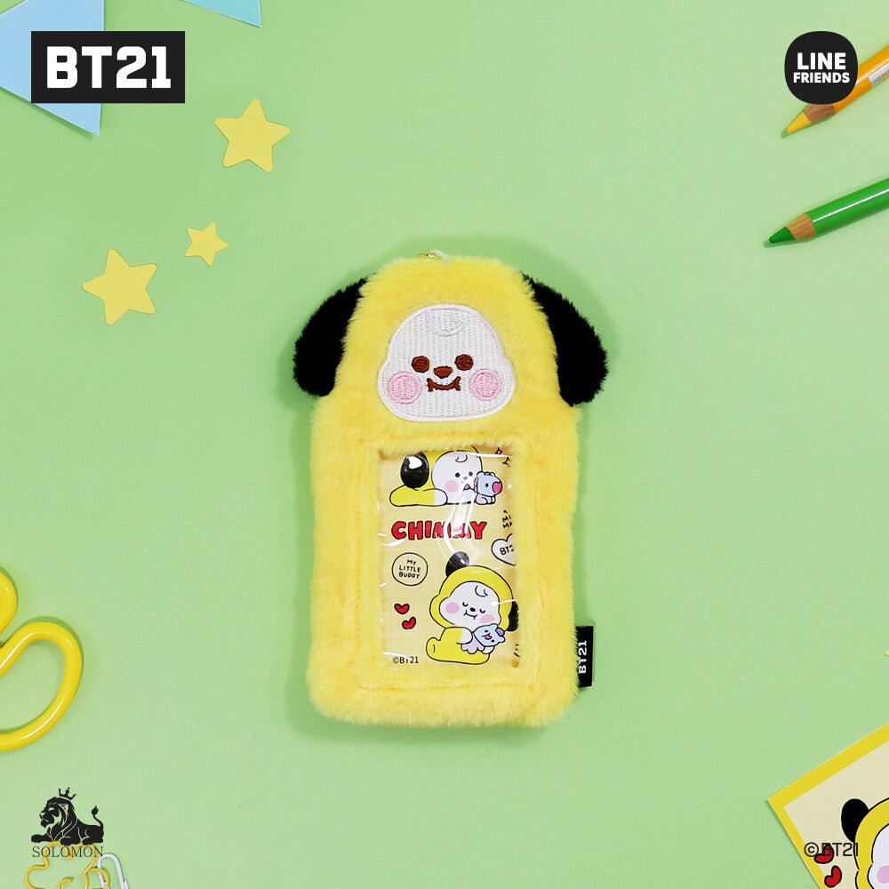 (Pre Order) BT21 Fluffy Photocard Holder - KPop Idol