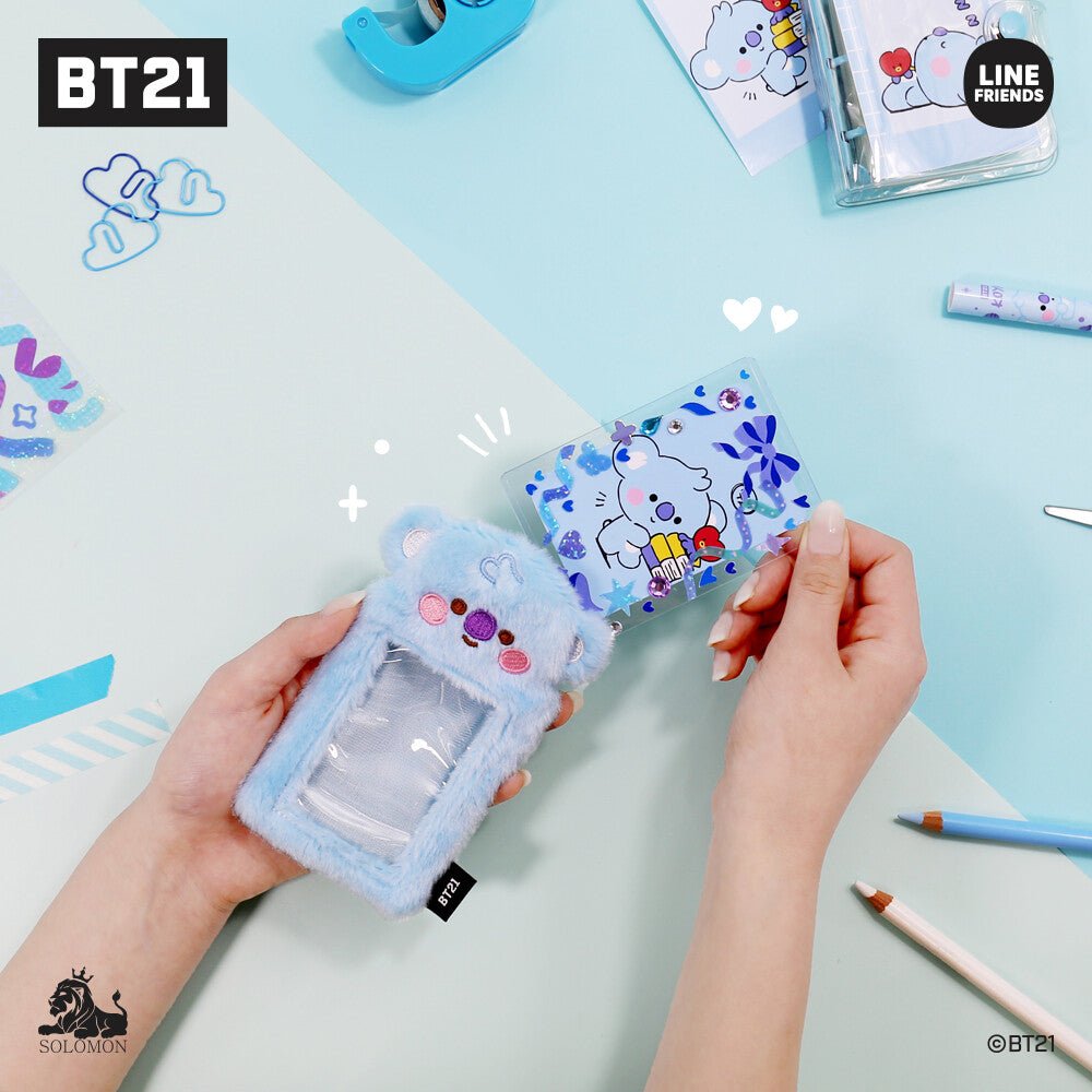 (Pre Order) BT21 Fluffy Photocard Holder - KPop Idol