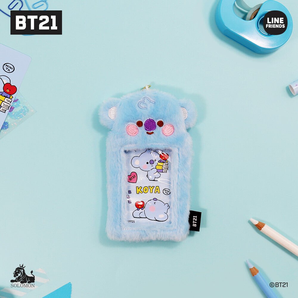 (Pre Order) BT21 Fluffy Photocard Holder - KPop Idol