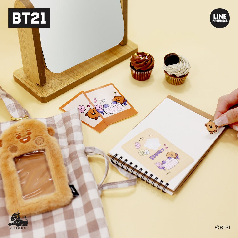 (Pre Order) BT21 Fluffy Photocard Holder - KPop Idol