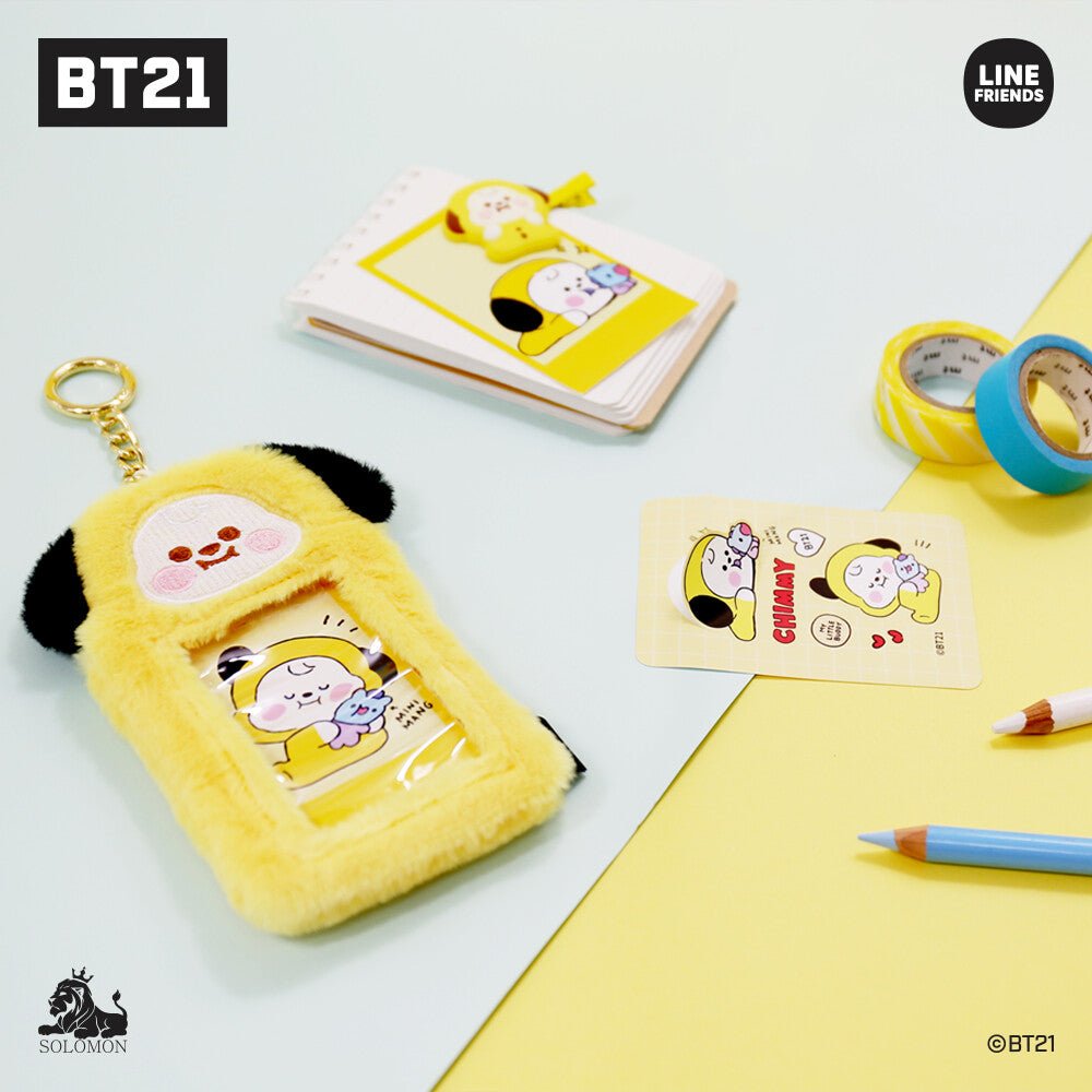 (Pre Order) BT21 Fluffy Photocard Holder - KPop Idol