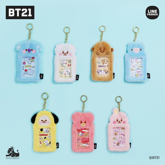 BT21 Fluffy Photocard Holder