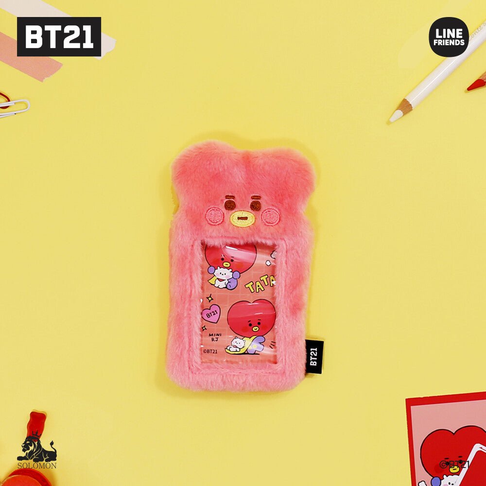 (Pre Order) BT21 Fluffy Photocard Holder - KPop Idol