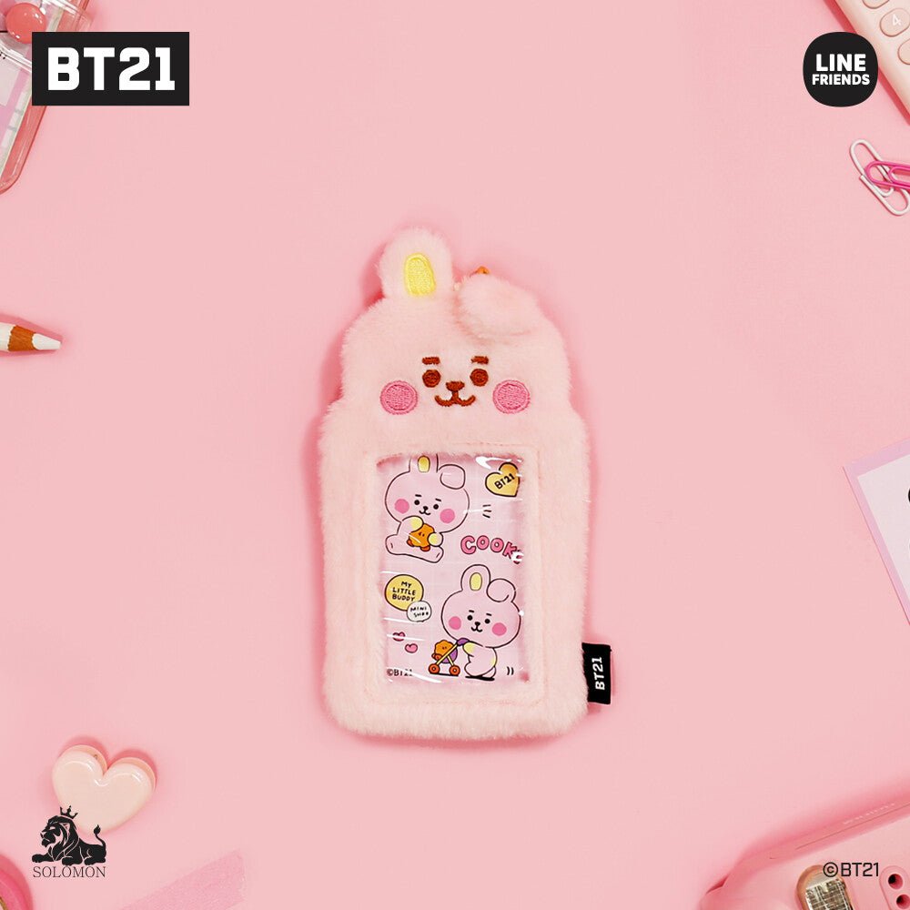 (Pre Order) BT21 Fluffy Photocard Holder - KPop Idol