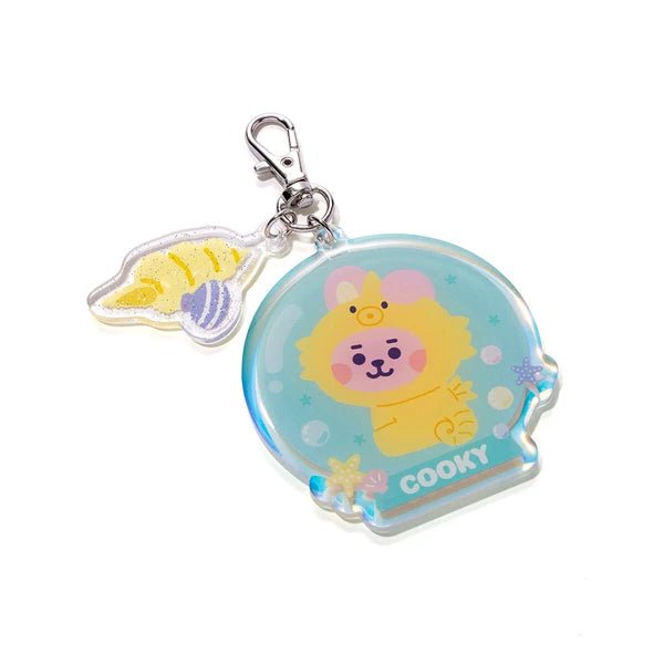 (Pre Order) BT21 Japan - Sea Creatures Acrylic Keyring - KPop Idol