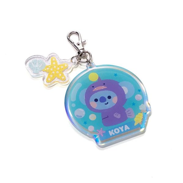 (Pre Order) BT21 Japan - Sea Creatures Acrylic Keyring - KPop Idol