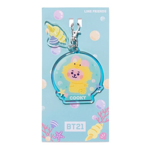 (Pre Order) BT21 Japan - Sea Creatures Acrylic Keyring - KPop Idol