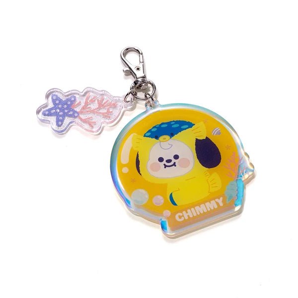 (Pre Order) BT21 Japan - Sea Creatures Acrylic Keyring - KPop Idol