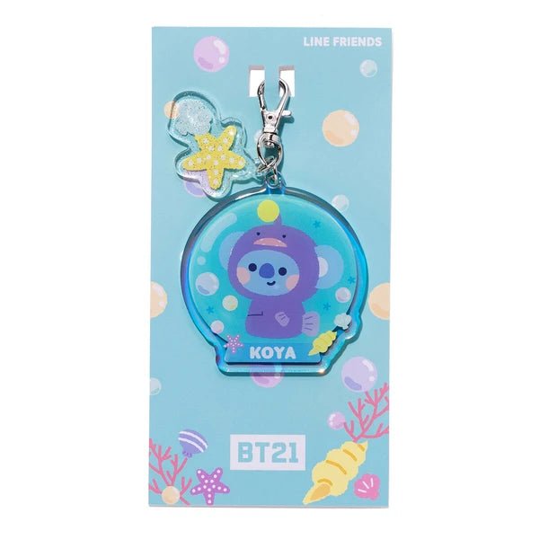 (Pre Order) BT21 Japan - Sea Creatures Acrylic Keyring - KPop Idol