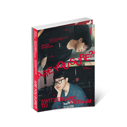 BTS Jimin x Jung Kook - Are You Sure Season 2 Photobook with Weverse POB