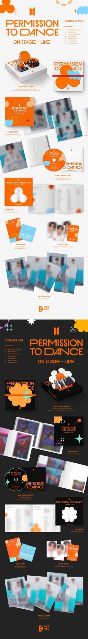 (Pre Order) BTS - Permission to Dance on Stage Live (random cover) - KPop Idol